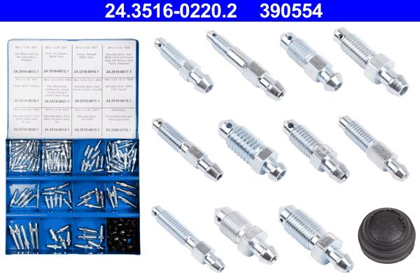 ATE 24.3516-0220.2 - Набор, резьбовые пробки ве avtokuzovplus.com.ua