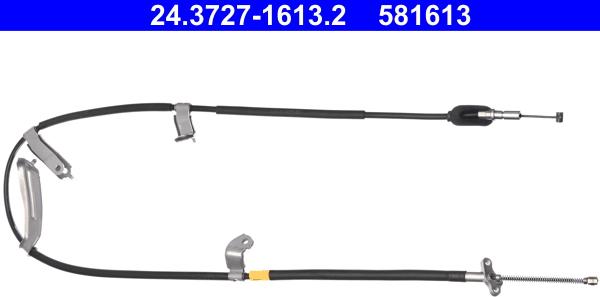 ATE 24.3727-1613.2 - Трос, гальмівна система autocars.com.ua