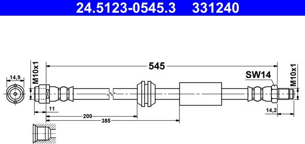 ATE 24.5123-0545.3 - 0 autocars.com.ua