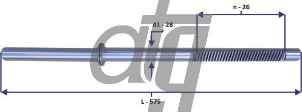 ATG 20150017 - Вал сошки рулевого управления avtokuzovplus.com.ua