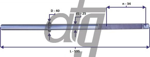 ATG 20150043 - Вал сошки рульового управління autocars.com.ua