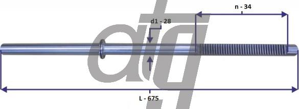 ATG 20150045 - Вал сошки рулевого управления avtokuzovplus.com.ua