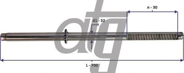 ATG 20150053 - Вал сошки рулевого управления avtokuzovplus.com.ua