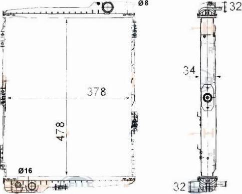 AUDI 855121251D - Радиатор, охлаждение двигателя autodnr.net