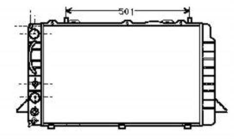 AUDI 893121251AA - Радіатор, охолодження двигуна autocars.com.ua