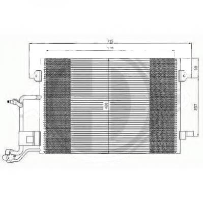 AUDI 8D0260403F - Конденсатор, кондиціонер autocars.com.ua