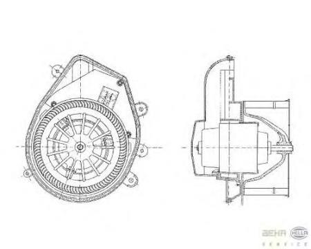 AUDI 8EW009159131 - Вентилятор салону autocars.com.ua