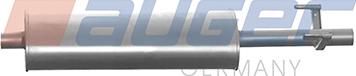 Auger 89900 - Середній / кінцевий глушник ОГ autocars.com.ua