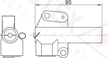 Autex 612019 - Успокоитель, зубчастий ремінь autocars.com.ua