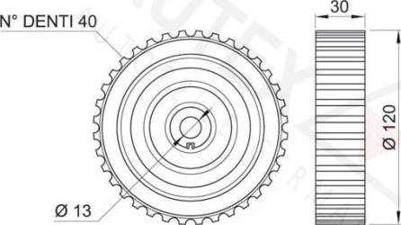 Autex 652062 - Направляющий ролик, зубчатый ремень autodnr.net