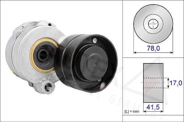 Autex 654380 - Паразитний / провідний ролик, поліклиновий ремінь autocars.com.ua