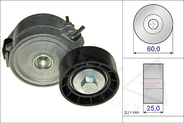 Autex 654678 - Натягувач ременя, клинові зуб. autocars.com.ua