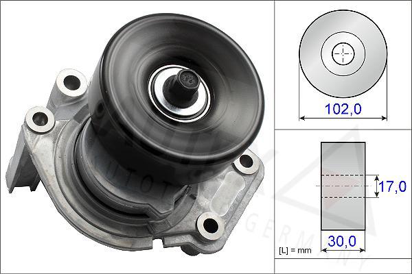 Autex 654706 - Натягувач ременя, клинові зуб. autocars.com.ua