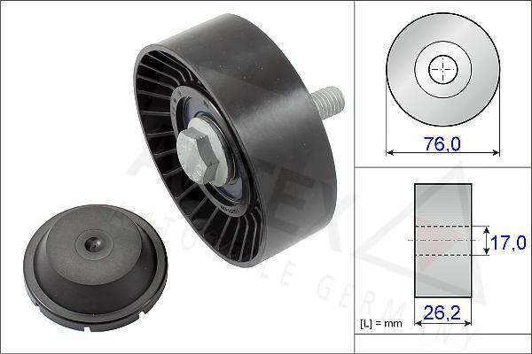 Autex 654806 - Направляющий ролик, поликлиновый ремень autodnr.net