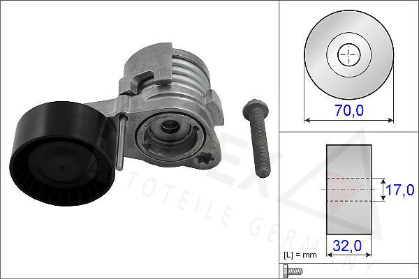 Autex 654814 - Натягувач ременя, клинові зуб. autocars.com.ua