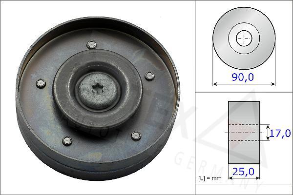 Autex 654836 - Направляющий ролик, поликлиновый ремень autodnr.net