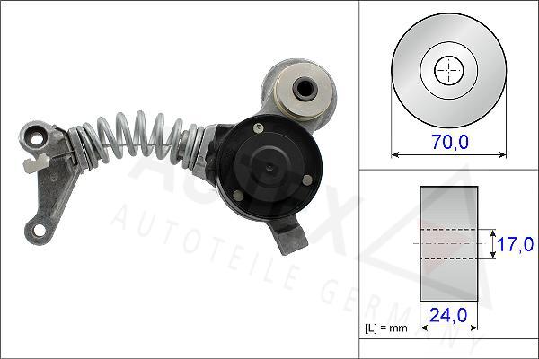 Autex 654840 - Натягувач ременя, клинові зуб. autocars.com.ua