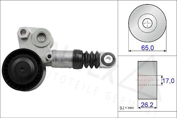 Autex 654846 - Натягувач ременя, клинові зуб. autocars.com.ua