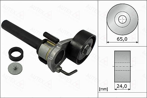 Autex 654899 - Натягувач ременя, клинові зуб. autocars.com.ua