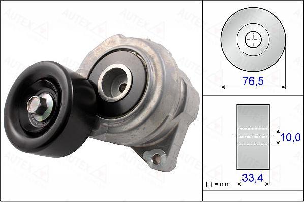 Autex 654913 - Натяжитель, поликлиновый ремень autodnr.net