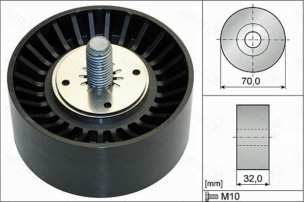 Autex 654938 - Направляющий ролик, поликлиновый ремень autodnr.net