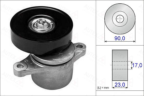 Autex 654958 - Натяжитель, поликлиновый ремень autodnr.net