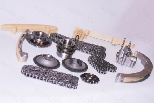 Autex 711424 - Комплект ланцюга приводу распредвала autocars.com.ua