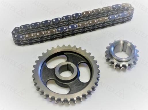 Autex 711428 - Комплект ланцюга приводу распредвала autocars.com.ua