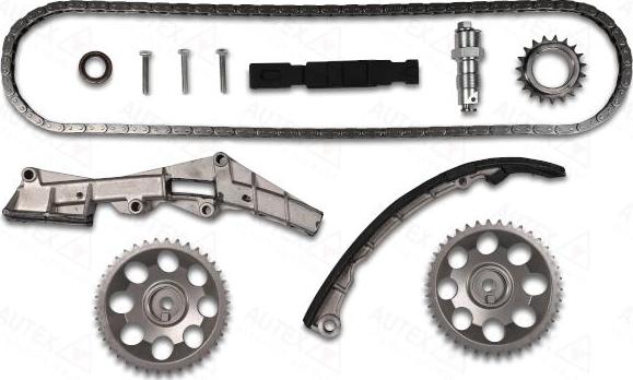 Autex 711568 - Комплект ланцюга приводу распредвала autocars.com.ua