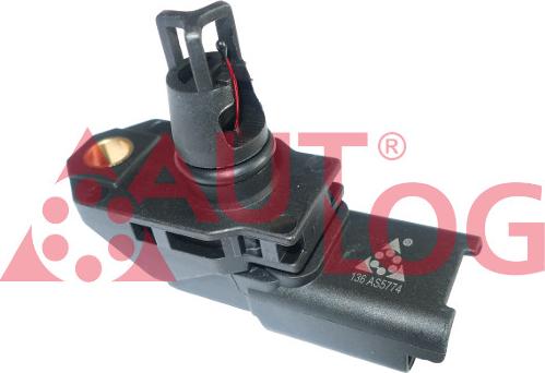 Autlog AS5774 - Датчик, тиск у впускний трубі autocars.com.ua