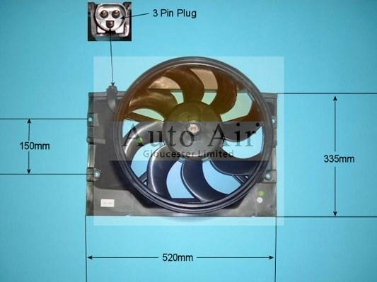 Auto Air Gloucester 05-1179 - Електродвигун, вентилятор радіатора autocars.com.ua