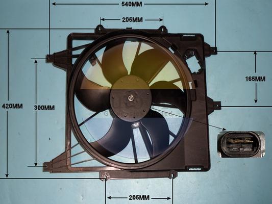 Auto Air Gloucester 05-1717 - Електродвигун, вентилятор радіатора autocars.com.ua