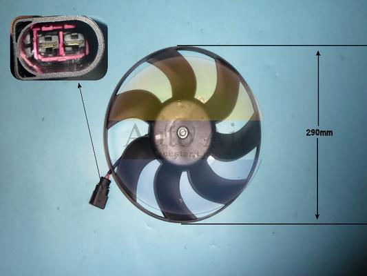 Auto Air Gloucester 05-1851 - Електродвигун, вентилятор радіатора autocars.com.ua