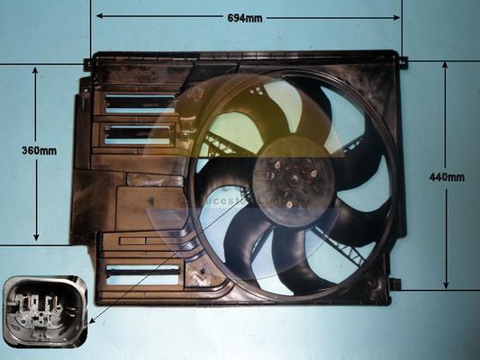 Auto Air Gloucester 05-1887 - Електродвигун, вентилятор радіатора autocars.com.ua