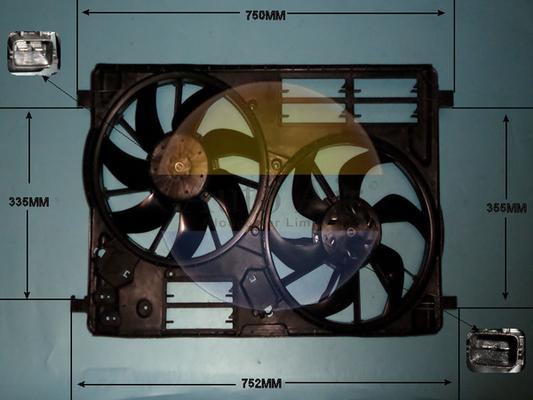 Auto Air Gloucester 05-20025 - Електродвигун, вентилятор радіатора autocars.com.ua