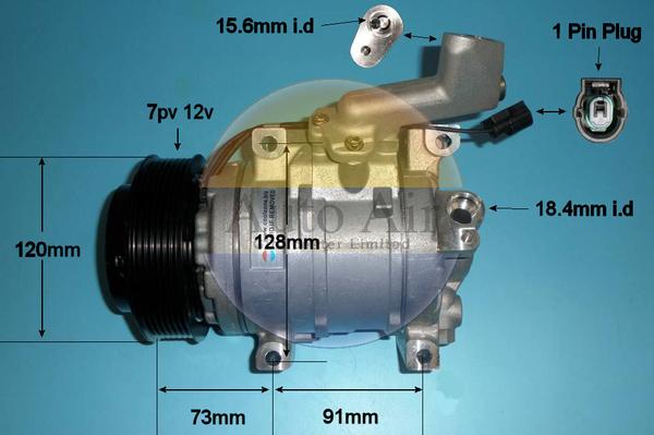 Auto Air Gloucester 14-0018P - Компрессор кондиционера autodnr.net