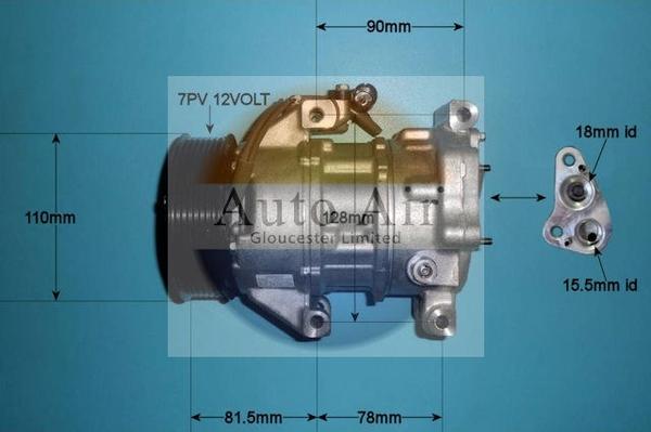 Auto Air Gloucester 14-0084 - Компрессор кондиционера autodnr.net