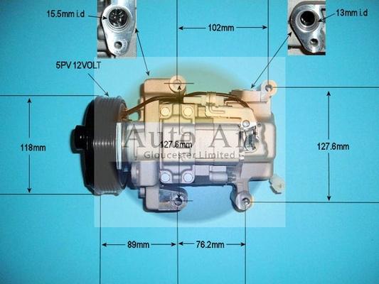 Auto Air Gloucester 14-0086 - Компрессор кондиционера autodnr.net