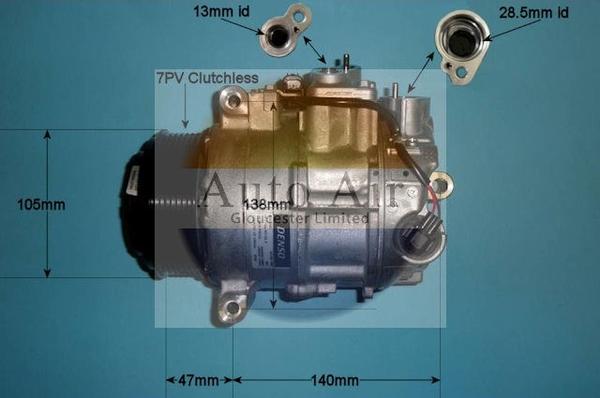 Auto Air Gloucester 14-0123 - Компрессор кондиционера autodnr.net