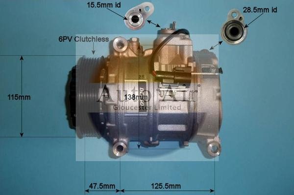 Auto Air Gloucester 14-0201 - Компрессор кондиционера autodnr.net