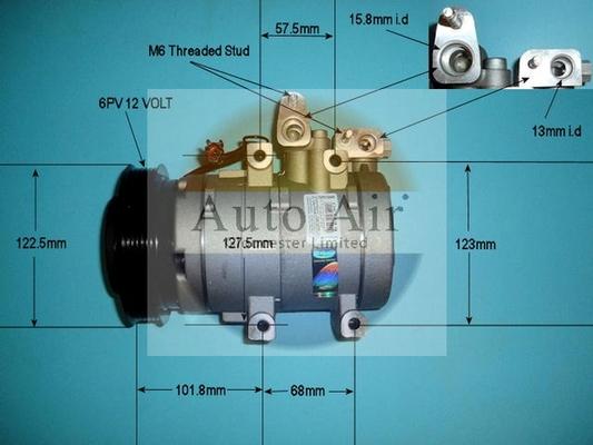 Auto Air Gloucester 14-1026P - Компрессор кондиционера autodnr.net