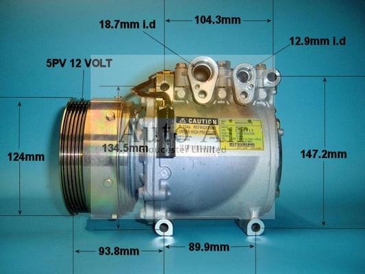 Auto Air Gloucester 14-1189 - Компрессор кондиционера autodnr.net