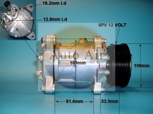 Auto Air Gloucester 14-1236 - Компрессор кондиционера autodnr.net