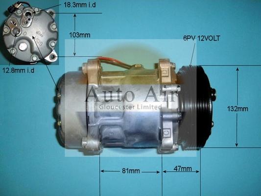 Auto Air Gloucester 14-1260 - Компрессор кондиционера autodnr.net