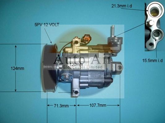 Auto Air Gloucester 14-1453 - Компресор, кондиціонер autocars.com.ua