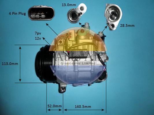 Auto Air Gloucester 14-1772 - Компрессор кондиционера autodnr.net