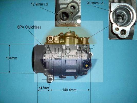 Auto Air Gloucester 14-6201P - Компрессор кондиционера autodnr.net