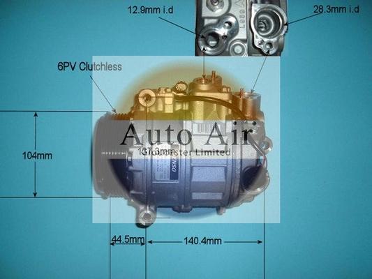 Auto Air Gloucester 14-6201 - Компрессор кондиционера autodnr.net