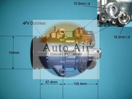 Auto Air Gloucester 14-7003 - Компрессор кондиционера autodnr.net