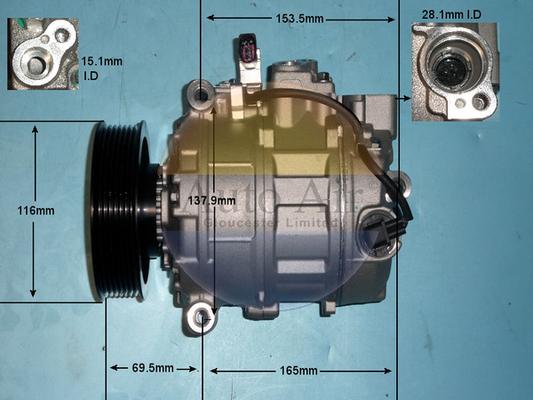 Auto Air Gloucester 14-7005P - Компрессор кондиционера autodnr.net